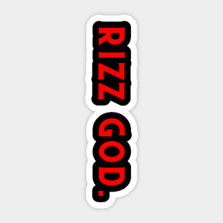 Rizz God Sticker